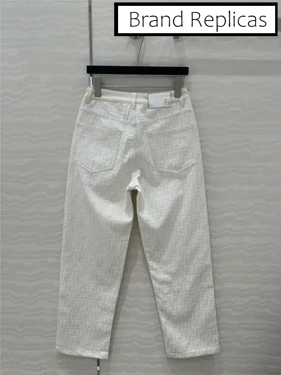 Fendi monogram straight pants